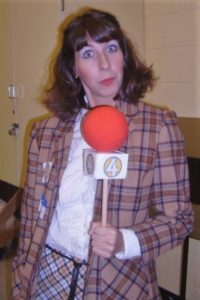 One dowel, a milk carton, a Nerf ball, and some seriously mismatched plaid later, I was dressed to provide nightly updates on the Watergate scandal.